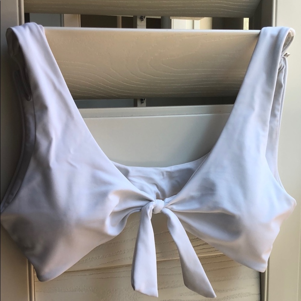 Tie-front Bikini Top